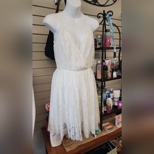Ark NC off white lace dress sz small